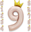 AULE 40 Inch Big Pink 9 Balloon Number by AULE