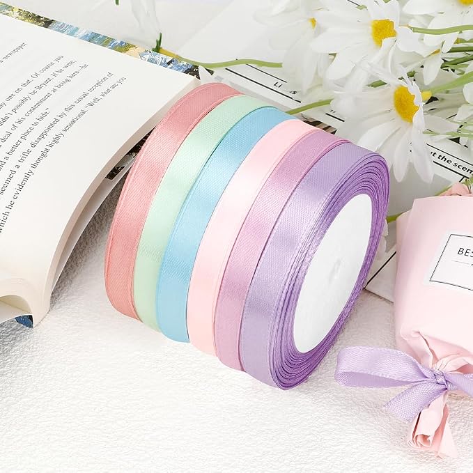 Pastel Ribbon Set Easter Ribbon Set Graduation Ribon Rainbow Class of 2025 - Image 4