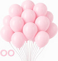 Voircoloria 105pcs Light Pink Pastel Pink Party Latex Balloons, 12inch | by Voircoloria