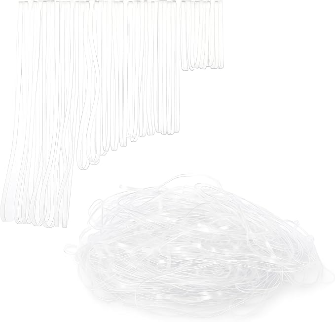 Eaasty 300 Pcs Clear Rubber Bands - Image 7