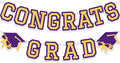 Congrats Grad Banner Graduation Party Banner Decoration Hanging Garland High by Unknown