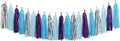 Purple-Blue Silver Frozen Party-Decorations Tassel-Garland -20pcs Winter Girl by Panduola