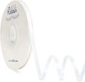 Ribbli White Satin Ribbon, Double Faced Satin 1/4 inch x Continuous 50 Yards by Ribbli