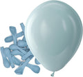 Bezente Dusty Blue Latex Matte Party Balloons 150 Pack 5 inch Small | Helium by Bezente