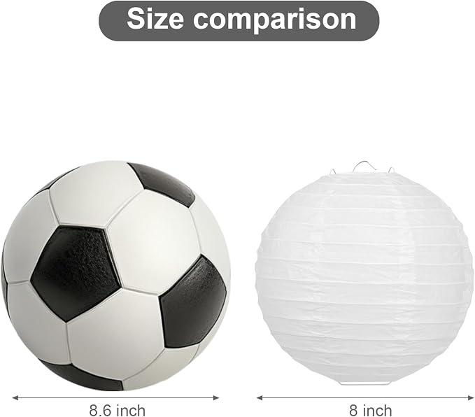 LIHAO 20PCS Colorful Paper Lanterns Party Decorations, 8 inch | Chinese - Image 2