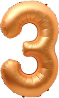 3 Balloon, Number 3 Balloon, 3 Balloon Number 40 Inch by VHUWE