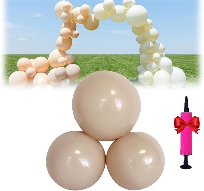 Reusable Inflatable Balloon Garland Arch Kit, 18ft 3/7 PCS Linked Pvc Balloons by Unknown