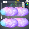 4PCS 3D Big Cloud lightning Light Kit Music Sync Warm Multicolor lightning by ZOKON