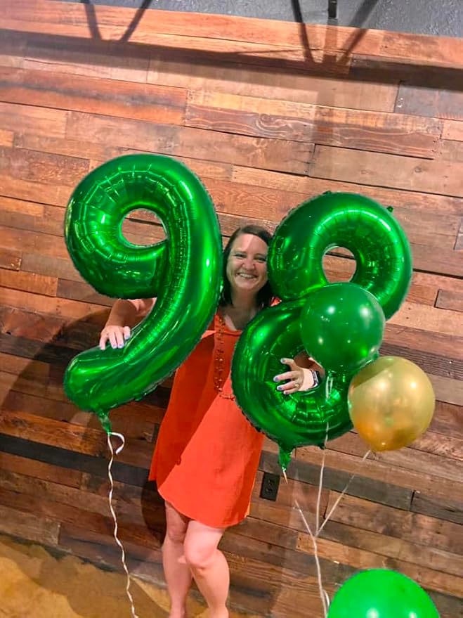 Green Number 21 Balloon 40 Inch, 21st Birthday Party Decorations Men Women | - Image 9