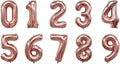 10 Pcs Number 0-9 Balloons 16 Inch Number Mylar Foil Balloons Custom Digital by Unknown