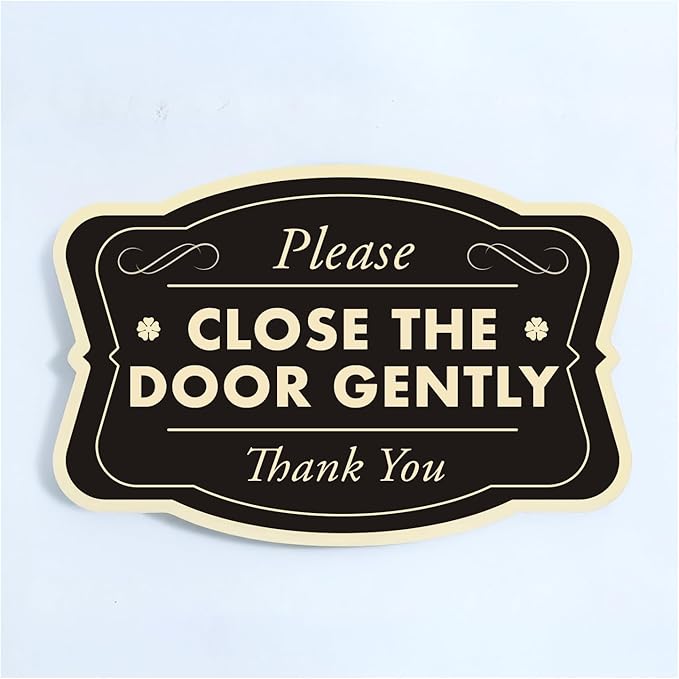 Custom Decorative Outdoor Metal Sign - Personalized Aluminum Driveway Sign, Waterproof, Made In USA - Design 3 Black Charcoal 10x7 In