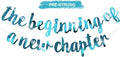 BEISHIDA Bright Lake Blue Pre-Strung The Beginning of A New Chapter Banner | by Beishida