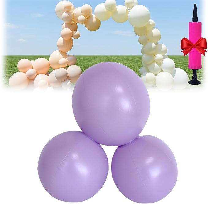 Reusable Inflatable Balloon Garland Arch Kit, 18ft 3/7 PCS Linked Pvc Balloons by Unknown