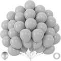 40pcs Gray Balloons 12 Inch, Helium Matte gray Latex Balloons | Balloons by ZizasAry