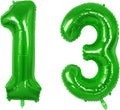 Number 13 Balloons for 13th Birthday Party Decorations, 0-100 Large No.13 by Joycard