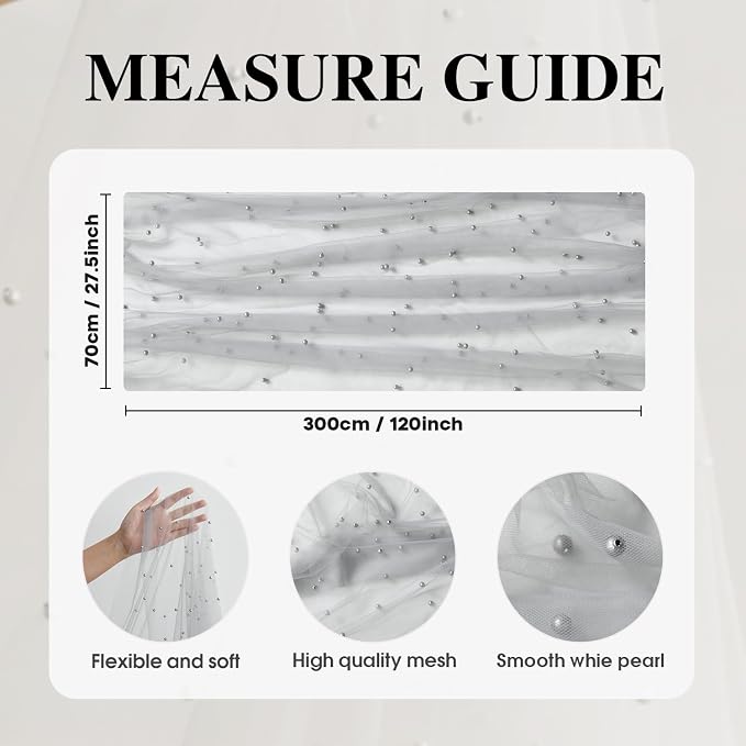 Artoid Mode 3PCS Pearl Grey Gauze Table Runner 120 Inch 10FT, Seasonal Sheer - Image 6