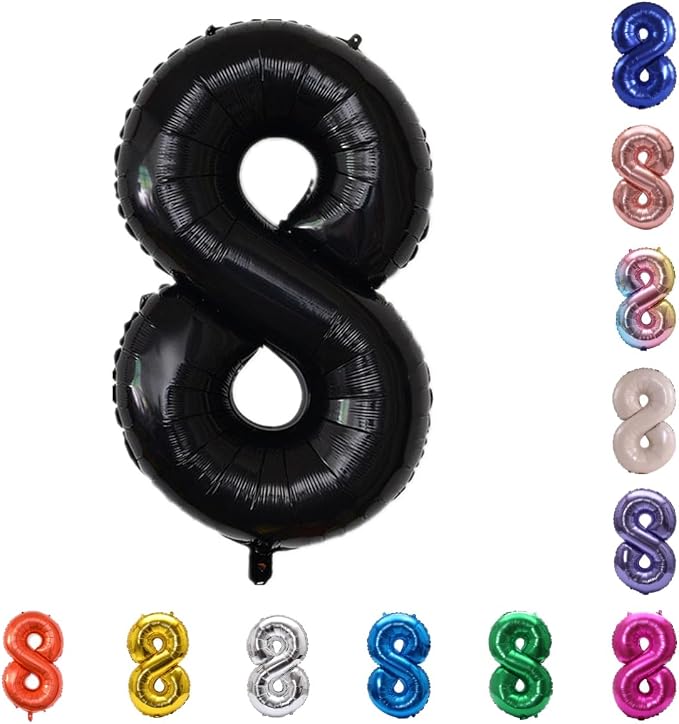 YPSelected 32 Inch Large Foil Helium Number Balloon Birthday Wedding Party 0-9 by YPSelected