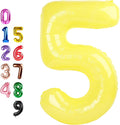 Number Balloons 5 Balloon Yellow by Enyeopd