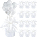 12 Pcs Balloon Weights White Metallic Anchor Balloon Holder by Unknown