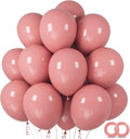 100pcs Dusty Pink Balloons 12 inch Round Latex | Boho Blush Retro Pink by ASIYUHY