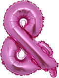16" inch multicolor Alphabet Letter symbol & @ # Balloons Aluminum Hanging Foil by RUIANSI