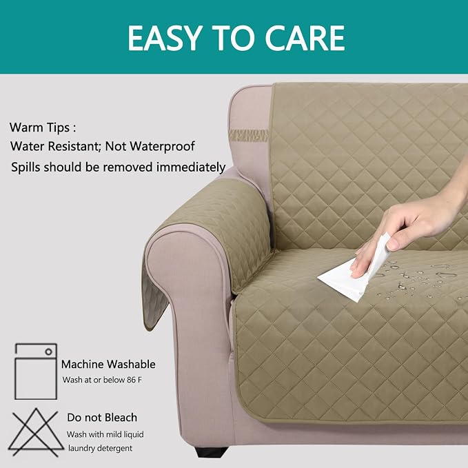 U-NICE HOME Reversible Sofa Cover Couch Cover - Image 5