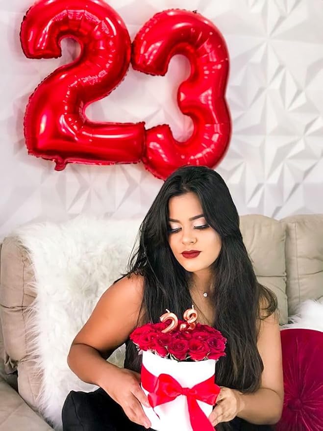 Birthday Number Balloons 40 Inch 1 Balloon - Image 2