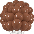 Voircoloria 66pcs Coffee Brown Tan Latex Party Balloons, 12inch | by Voircoloria