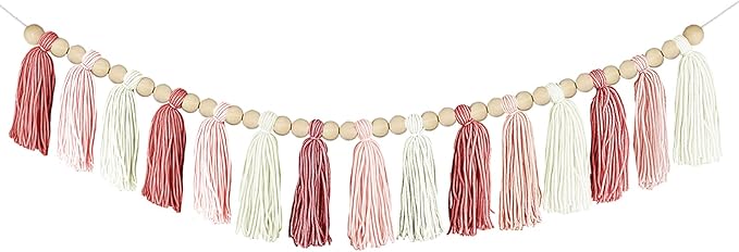 Boho Yarn Tassel Garland by APESO