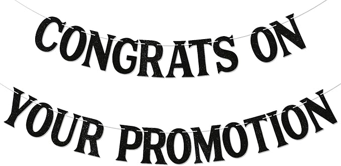 Congrats on Your Promotion Banner by Nyvvira