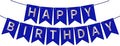 Happy Birthday Banner Birthday Party Supplies by GLASNES
