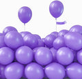 PartyWoo Purple Balloons 100pcs Latex Helium Balloons 5 Inch | Birthday Baby by PartyWoo