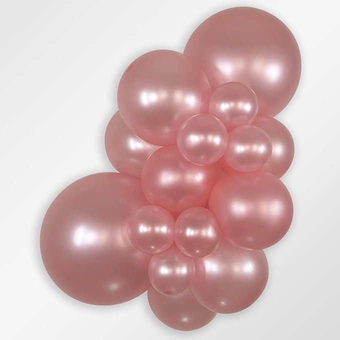 Sempertex Round Pearl Pink Balloons, 5 Inch, Graduation, Baby Shower, - Image 2