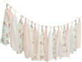 Blush Floral Tassel Garland Pink Hanging Decor by Mybbshower