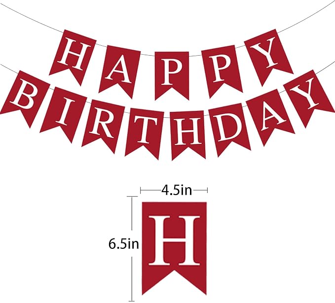 Happy Birthday Banner Birthday Party Supplies - Image 2