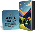Zero Waste USA - DISPENSE-ART™ Roll Bag Dispenser & Sign - Countryside | by ZEROWASTEUSA