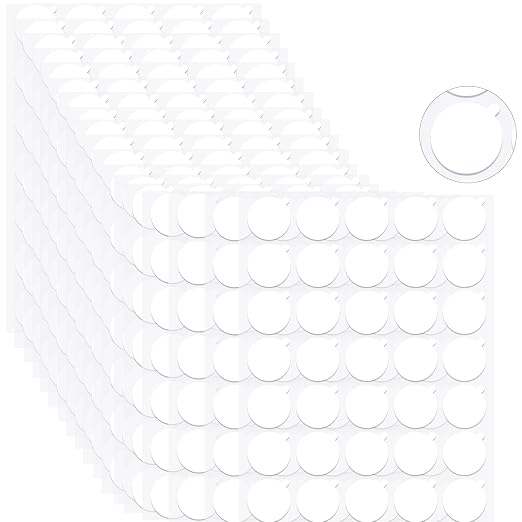 Clear Sticky Tack Adhesive Stick dots- Easy to Peel Clear Double Sided Mounting by HONIBRA
