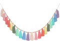 Rainbow Pastel Yarn Wood Bead Tassel Garland Wall Hanging Decor Boho Preppy by WelcometoTasuwat