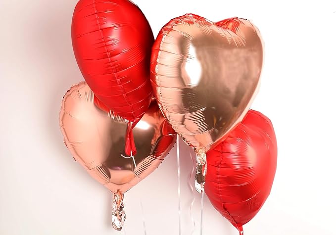 Huge 30inch Red Lip Foil Balloons Set 6 Pieces - Image 2