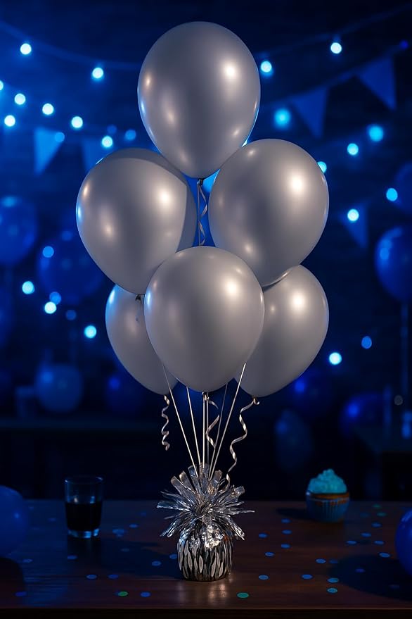 Balloon Weights Silver 6Pcs | Perfect - Image 4