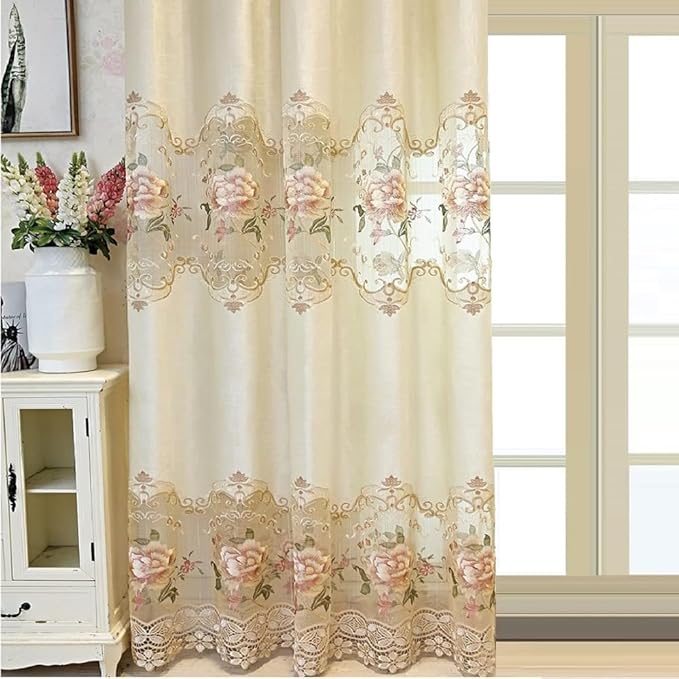 Luxury Embroidered Cloth Curtain - Image 2