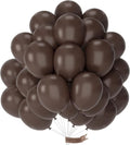 PartyWoo Dark Brown Balloons 100pcs Boho Coffee Neutral Fall Color | 12 Inch by PartyWoo