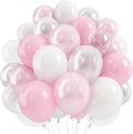 Pink and White Balloons by Froova