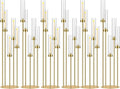 42.5in Gold Candle Holders for Table Centerpiece Candelabra Candlestick Holders by MEISHAONV