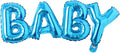 Boy girl connection Letter foil balloons children party decoration birthday by REIANS