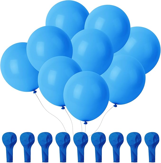 Mr. Pen- Blue Balloons, 12 Inch, 54 Pack | Blue Latex Balloons by MrPen