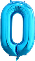 40 Inch Blue Number 0 Balloon, Giant Number Balloons, Birthday Decorations | by Unknown
