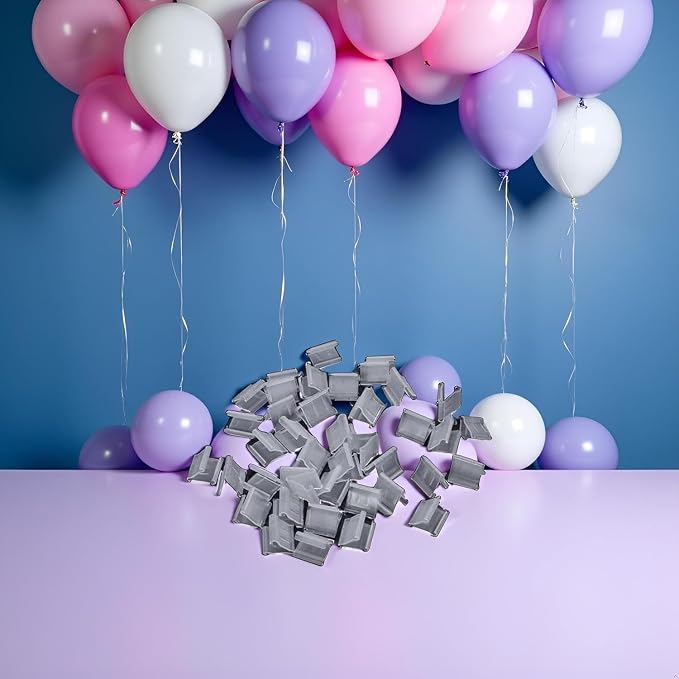 100 Pcs Transparent Balloon V-shaped Clip Plastic V-shaped Balloon Clip Wedding - Image 8
