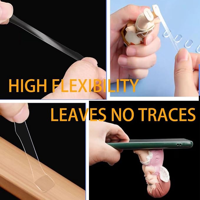 Double Sided Sticky Tack, Removable Clear Dots Glue Gel Adhesive Putty - Image 7