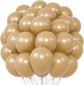 Voircoloria 66pcs Tan Light Brown Latex Party Balloons, 12inch | by Voircoloria